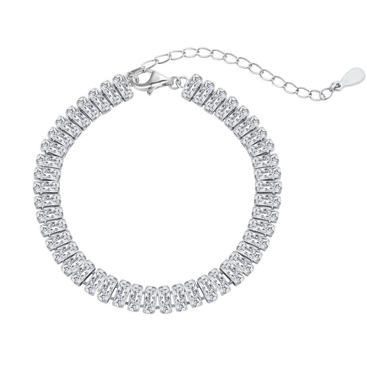[Lumi Jewelry]Exquisite Emerald Cut Daily Bracelet