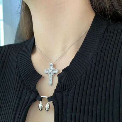 [Lumi Jewelry]Gypsophila With Dimonds Necklace