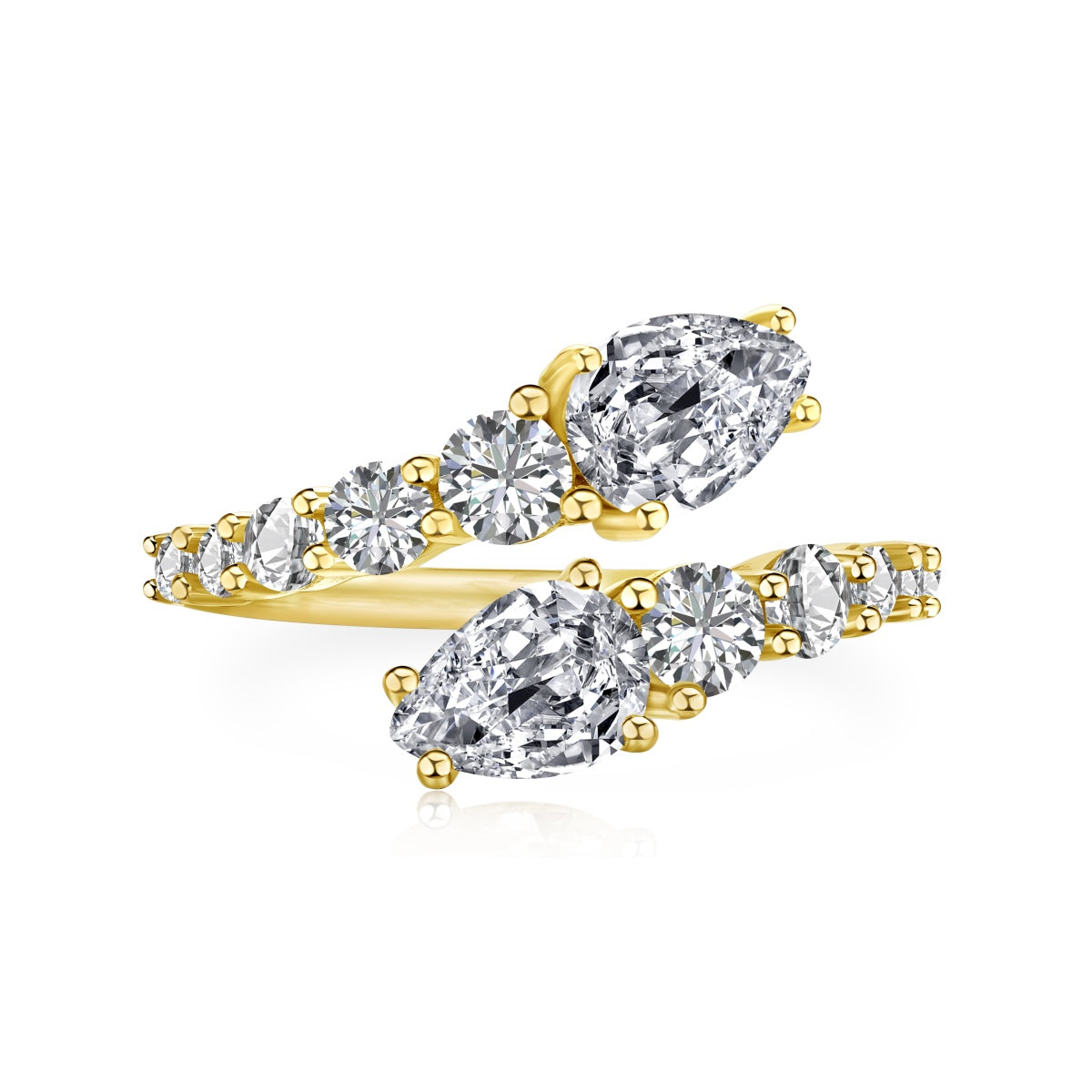 [Lumi Jewelry]Delicate Lively Snake Shape Daily Ring