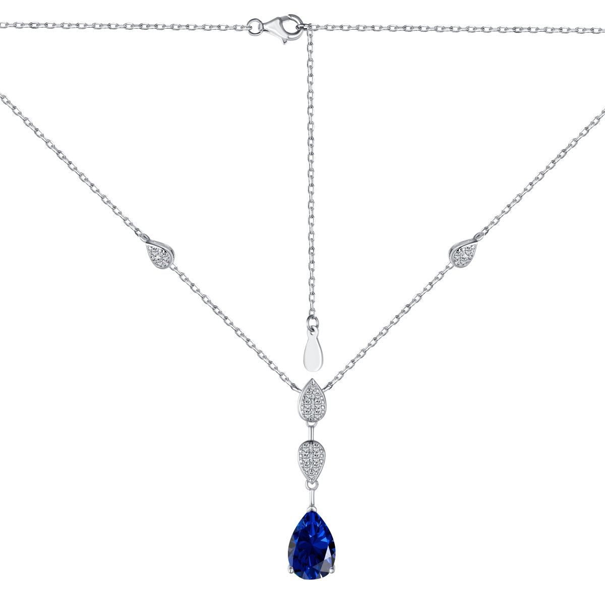 [Lumi Jewelry]Dazzling Pear Cut Necklace