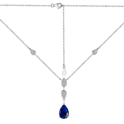 [Lumi Jewelry]Dazzling Pear Cut Necklace