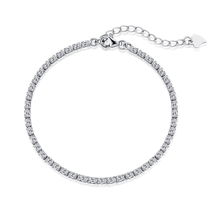 [Lumi Jewelry]Elegant Emerald Cut Daily Bracelet
