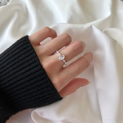 [Lumi Jewelry]0.75 Carat Luxurious Vibrant Elongated Cushion Cut Daily Ring