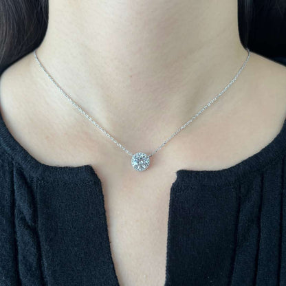 [Lumi Jewelry]Luxurious Round Cut Necklace