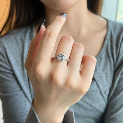[Lumi Jewelry]Dazzling Resplendent Round Cut Wedding Ring