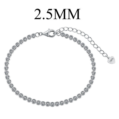 [Lumi Jewelry]Dazzling Sparkling Round Cut Daily Bracelet