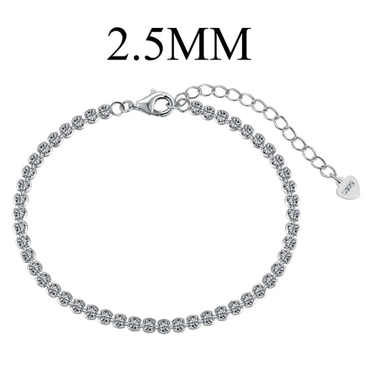 [Lumi Jewelry]Dazzling Sparkling Round Cut Daily Bracelet