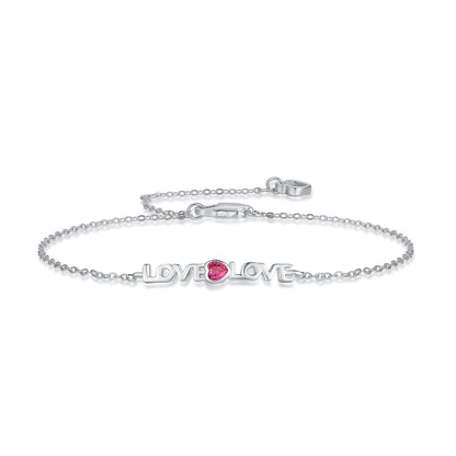 [Lumi Jewelry]Romantic Heart Shape Lover Bracelet