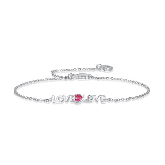 [Lumi Jewelry]Romantic Heart Shape Lover Bracelet