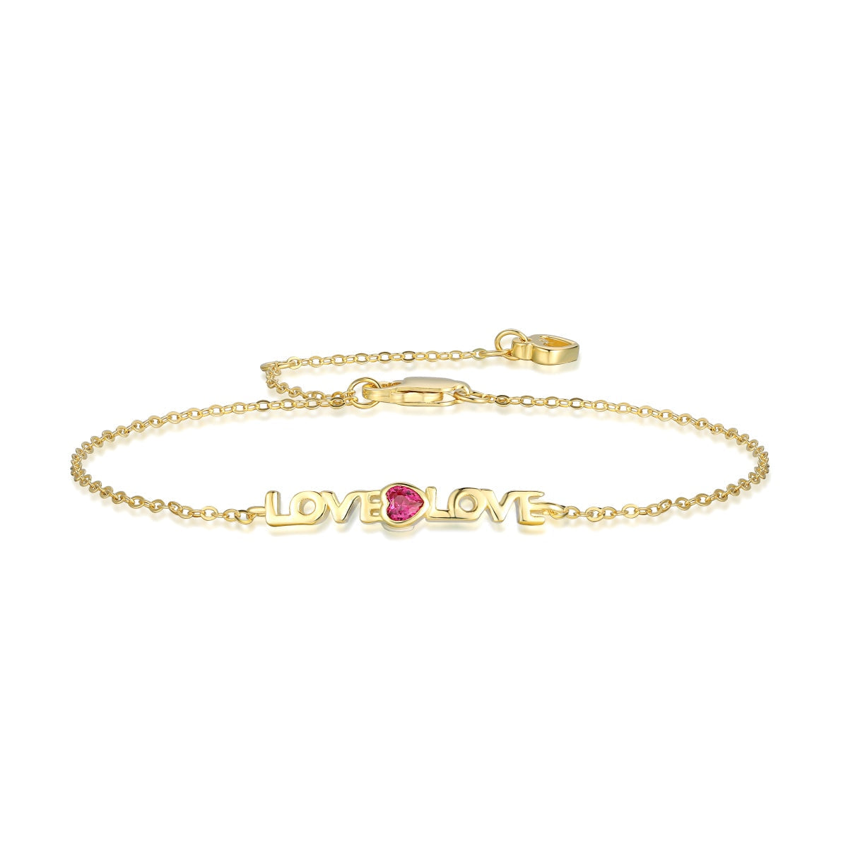 [Lumi Jewelry]Romantic Heart Shape Lover Bracelet
