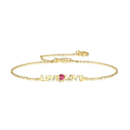 [Lumi Jewelry]Romantic Heart Shape Lover Bracelet