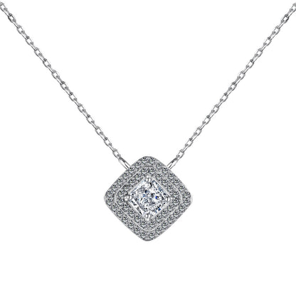 [Lumi Jewelry]Sparkling Asscher Cut Necklace