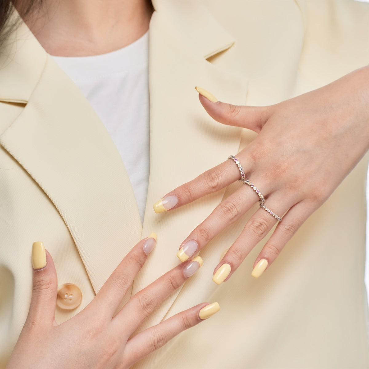 [Lumi Jewelry]Elegant Vivid Round Cut Daily Ring