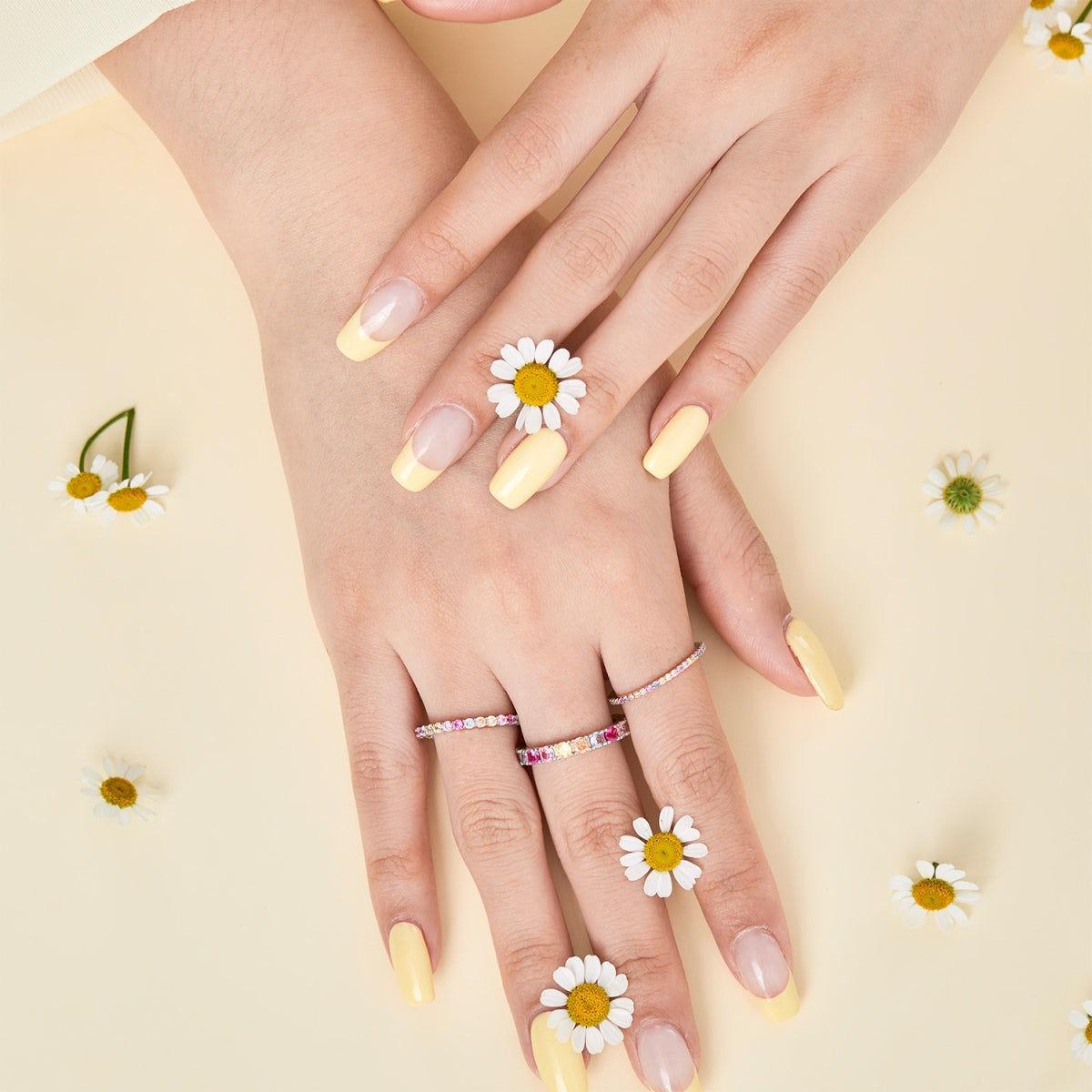 [Lumi Jewelry]Elegant Vivid Round Cut Daily Ring