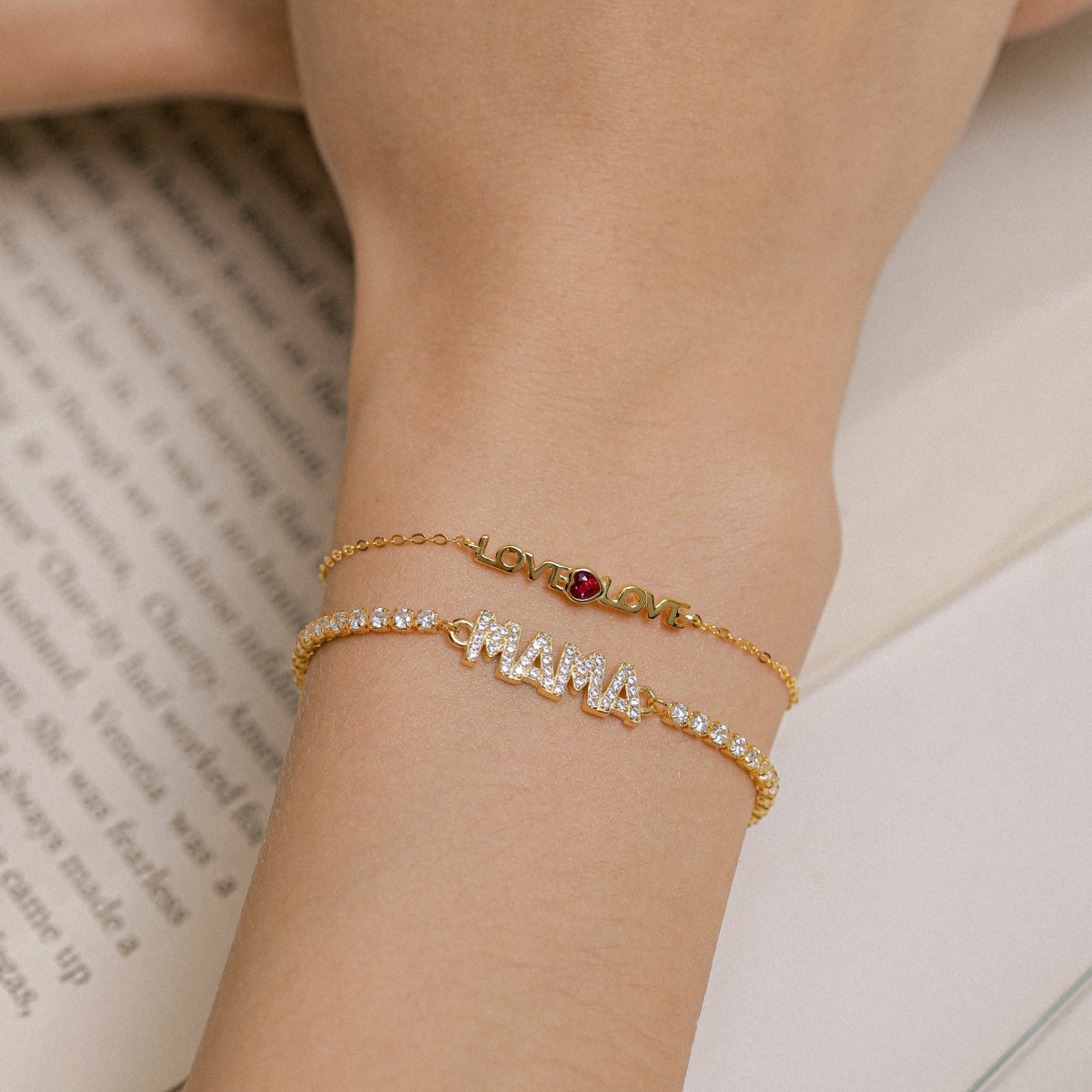[Lumi Jewelry]Romantic Heart Shape Lover Bracelet