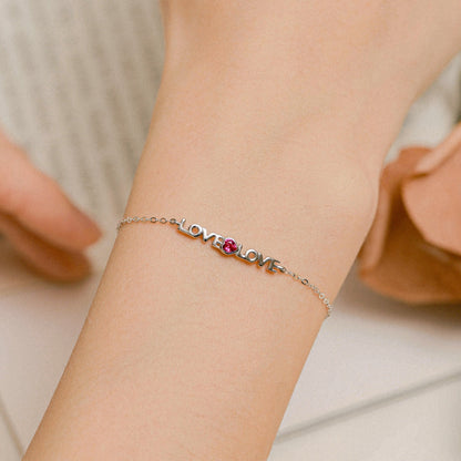 [Lumi Jewelry]Romantic Heart Shape Lover Bracelet