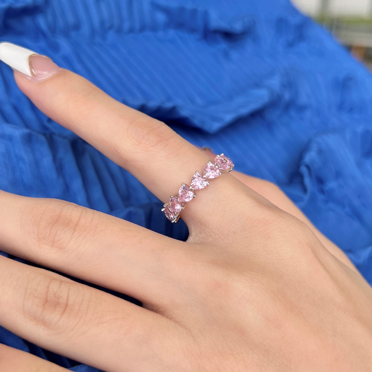 [Lumi Jewelry]0.25 Carat Radiant Romance Heart Cut Lover Ring