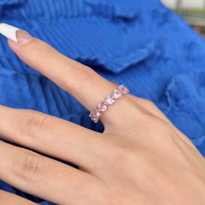 [Lumi Jewelry]0.25 Carat Radiant Romance Heart Cut Lover Ring