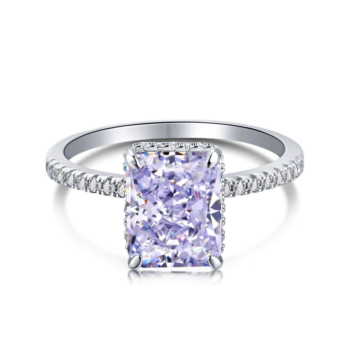[Lumi Jewelry]4.0 Carat Luxurious Engagement Ring
