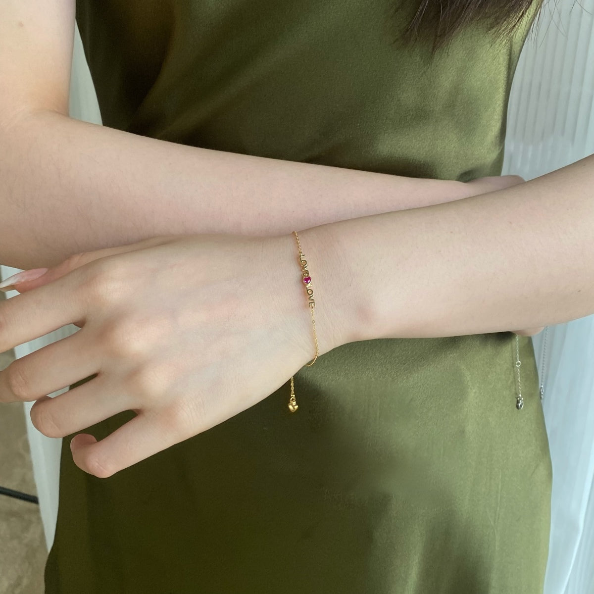 [Lumi Jewelry]Romantic Heart Shape Lover Bracelet