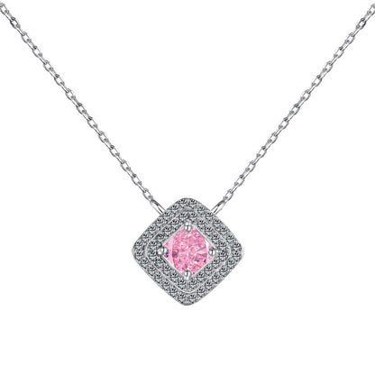 [Lumi Jewelry]Sparkling Asscher Cut Necklace