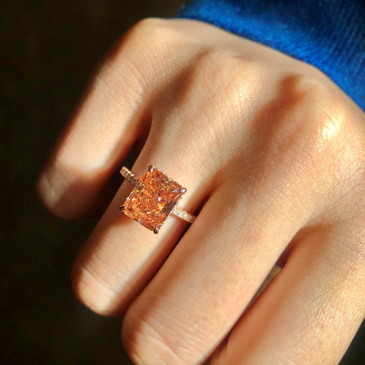 [Lumi Jewelry]4.0 Carat Luxurious Engagement Ring