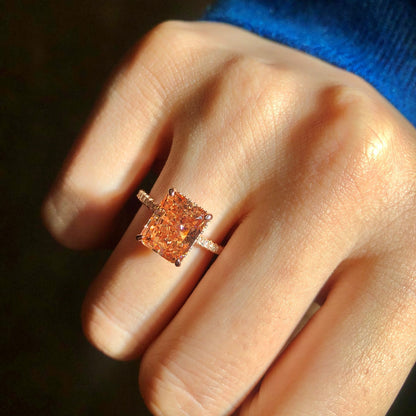 [Lumi Jewelry]4.0 Carat Luxurious Engagement Ring