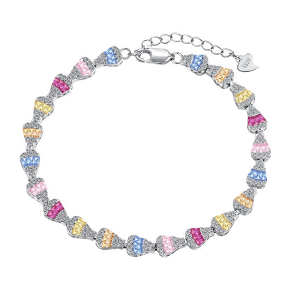 [Lumi Jewelry]Radiant Water Drop Shape Daily Bracelet