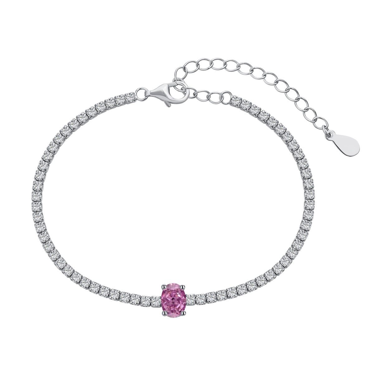 [Lumi Jewelry]0.75 Carat Exquisite Oval Cut Daily Bracelet