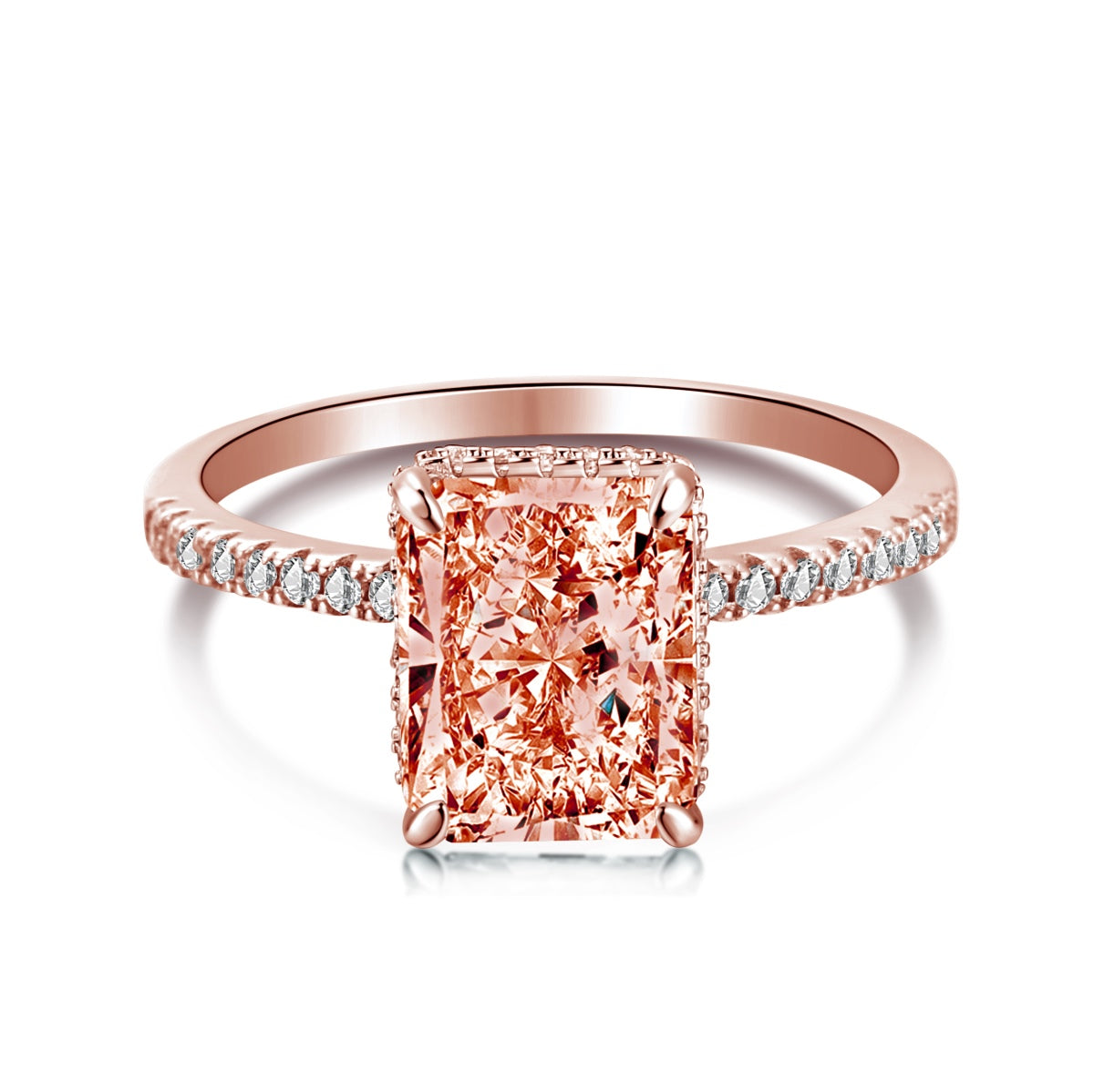[Lumi Jewelry]4.0 Carat Luxurious Engagement Ring