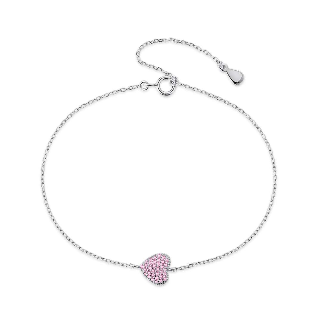 [Lumi Jewelry]Heart-Shaped Gentle and Versatile Bracelet