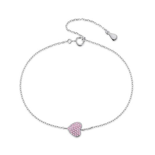 [Lumi Jewelry]Heart-Shaped Gentle and Versatile Bracelet