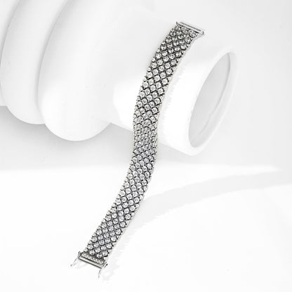 [Lumi Jewelry]Ornate Elegant Round Cut Party Bracelet