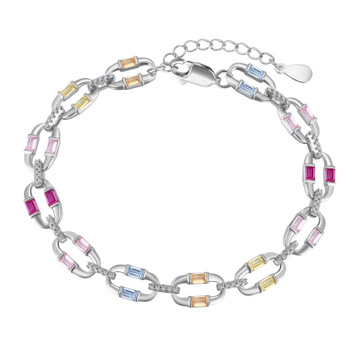 [Lumi Jewelry]Dazzling Colorful Daily Bracelet
