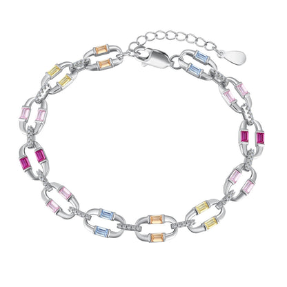 [Lumi Jewelry]Dazzling Colorful Daily Bracelet