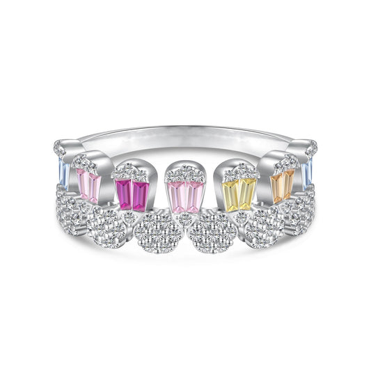 [Lumi Jewelry]Gorgeous Radiant Cut Daily Ring