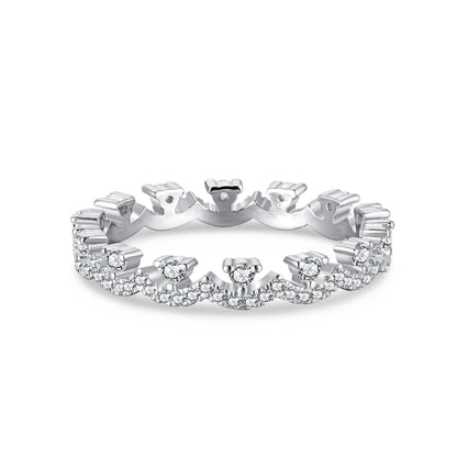 [Lumi Jewelry]Elegant Resplendent Round Shape Party Ring