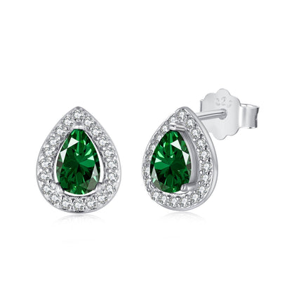 [Lumi Jewelry]Luxurious Water Drop Shape Earrings