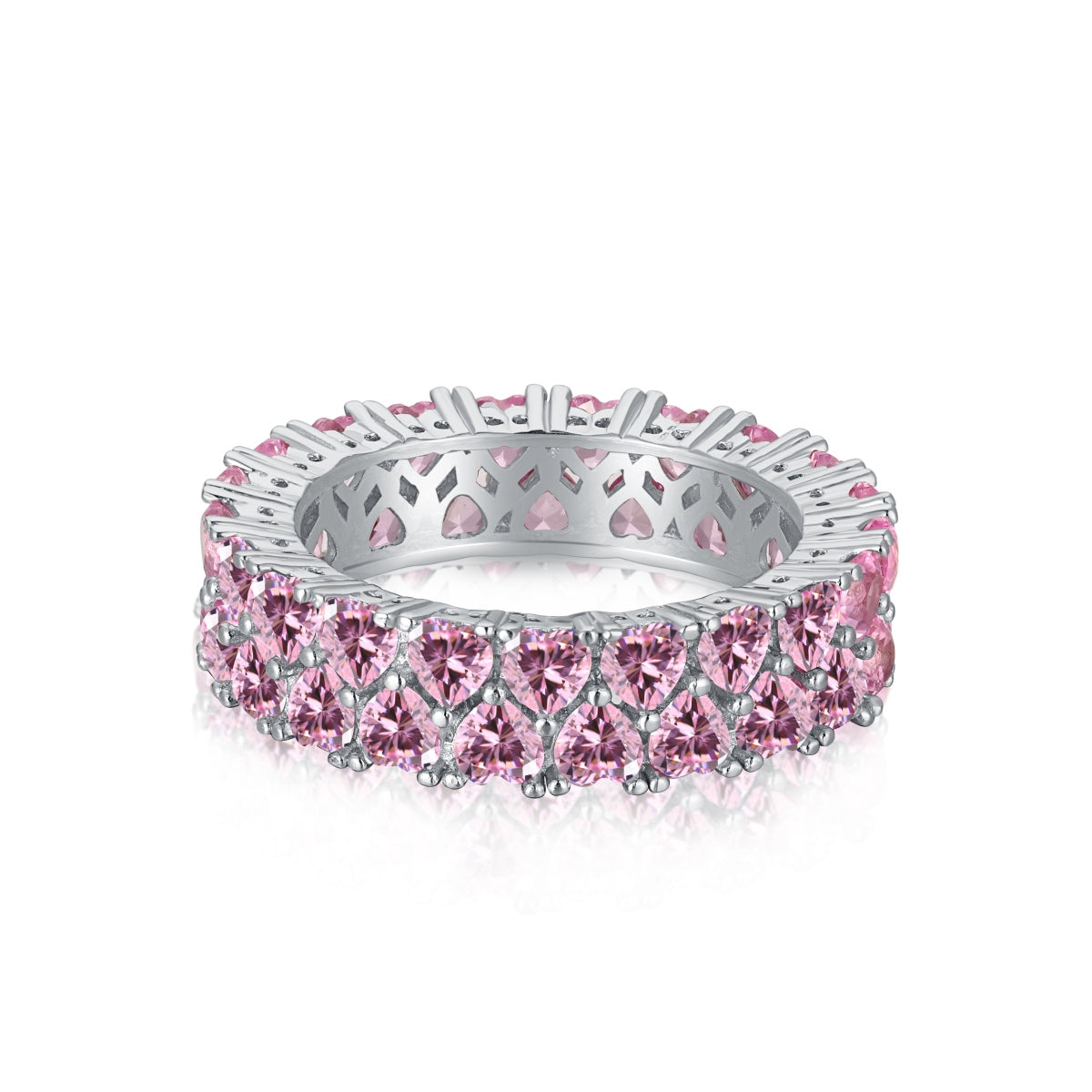 [Lumi Jewelry]Sparkling Full Heart Ring