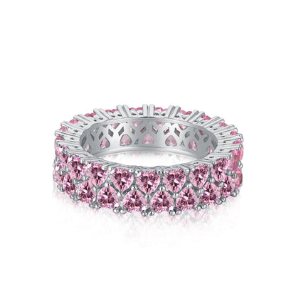 [Lumi Jewelry]Sparkling Full Heart Ring