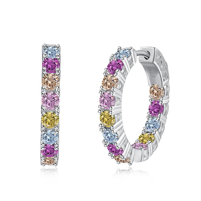[Lumi Jewelry]Unique Round Cut Daily Earrings