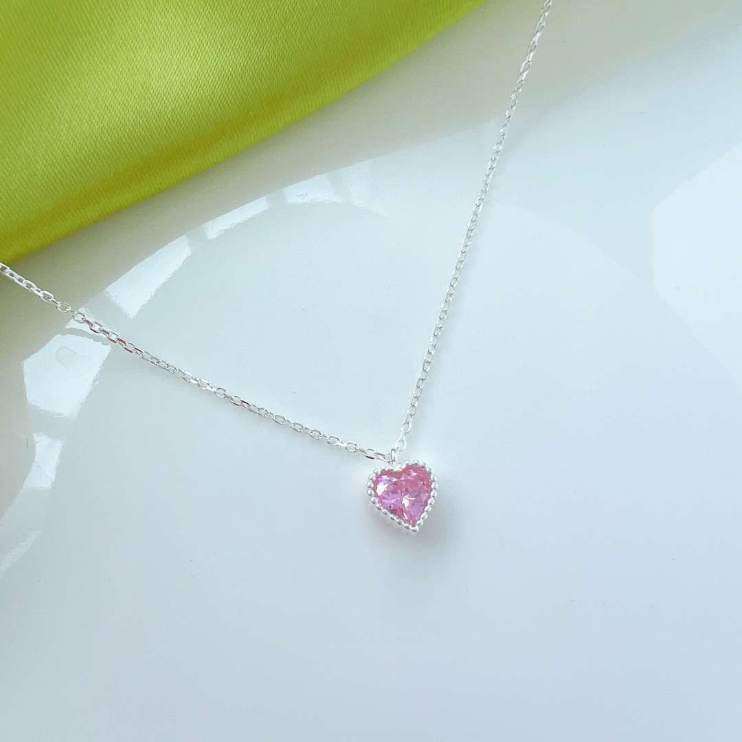 [Lumi Jewelry]Ornate Heart Shape Necklace
