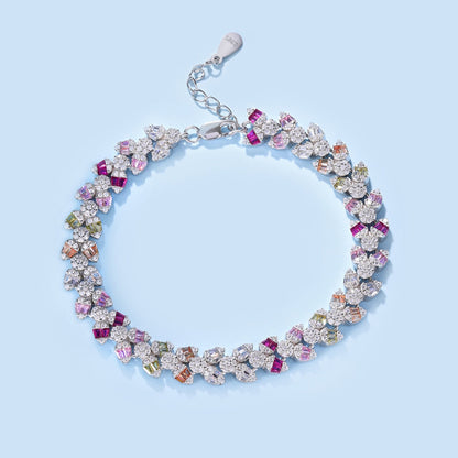 [Lumi Jewelry]Dainty Exquisite Flower Shape Daily Bracelet