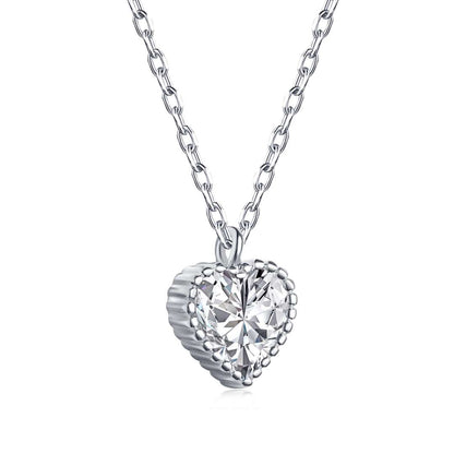 [Lumi Jewelry]Ornate Heart Shape Necklace
