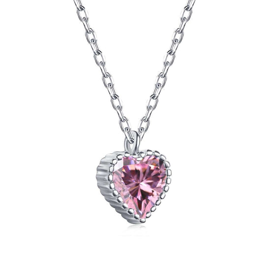 [Lumi Jewelry]Ornate Heart Shape Necklace