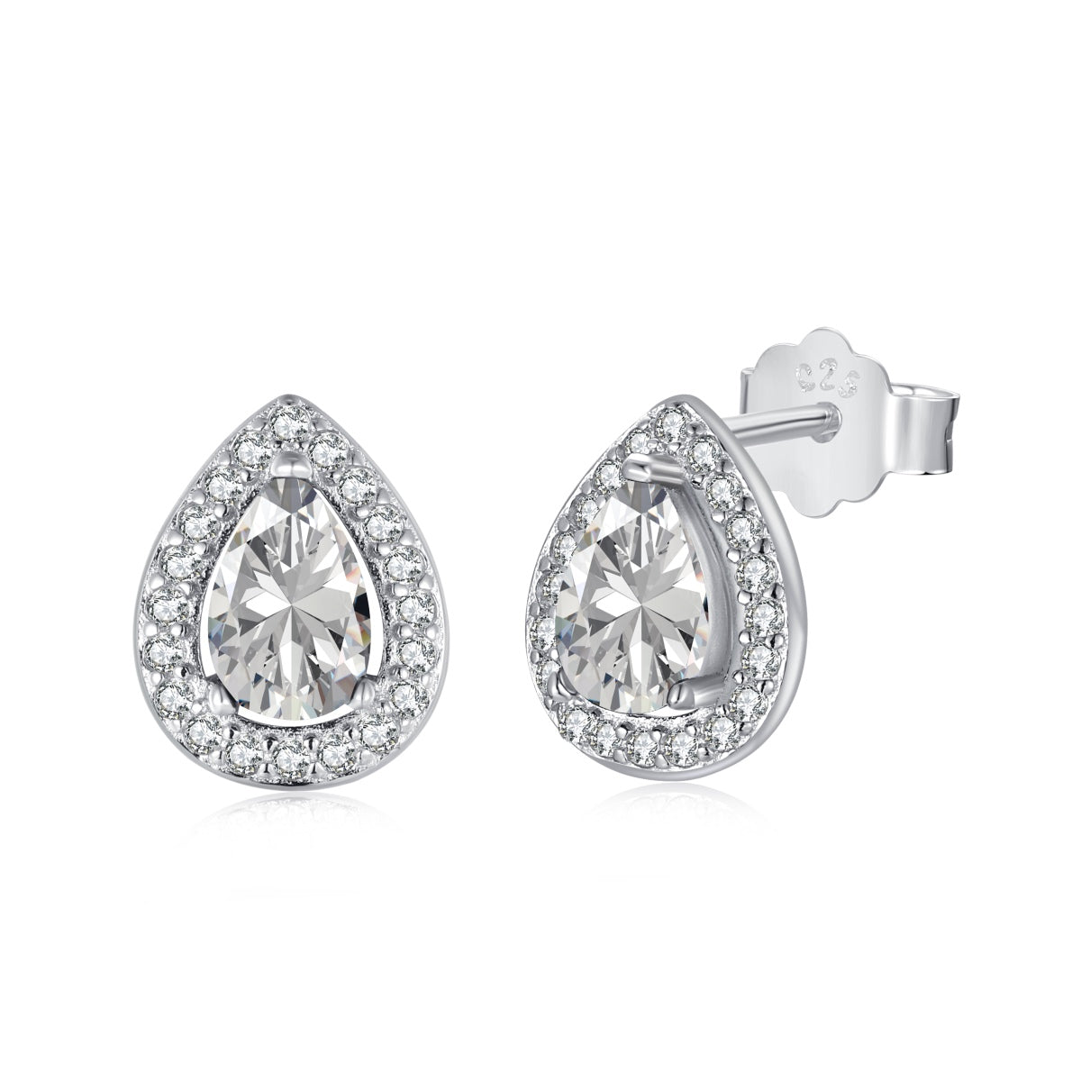 [Lumi Jewelry]Luxurious Water Drop Shape Earrings