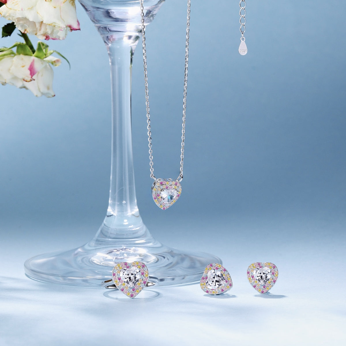 [Lumi Jewelry]Exquisite Heart Shape Necklace