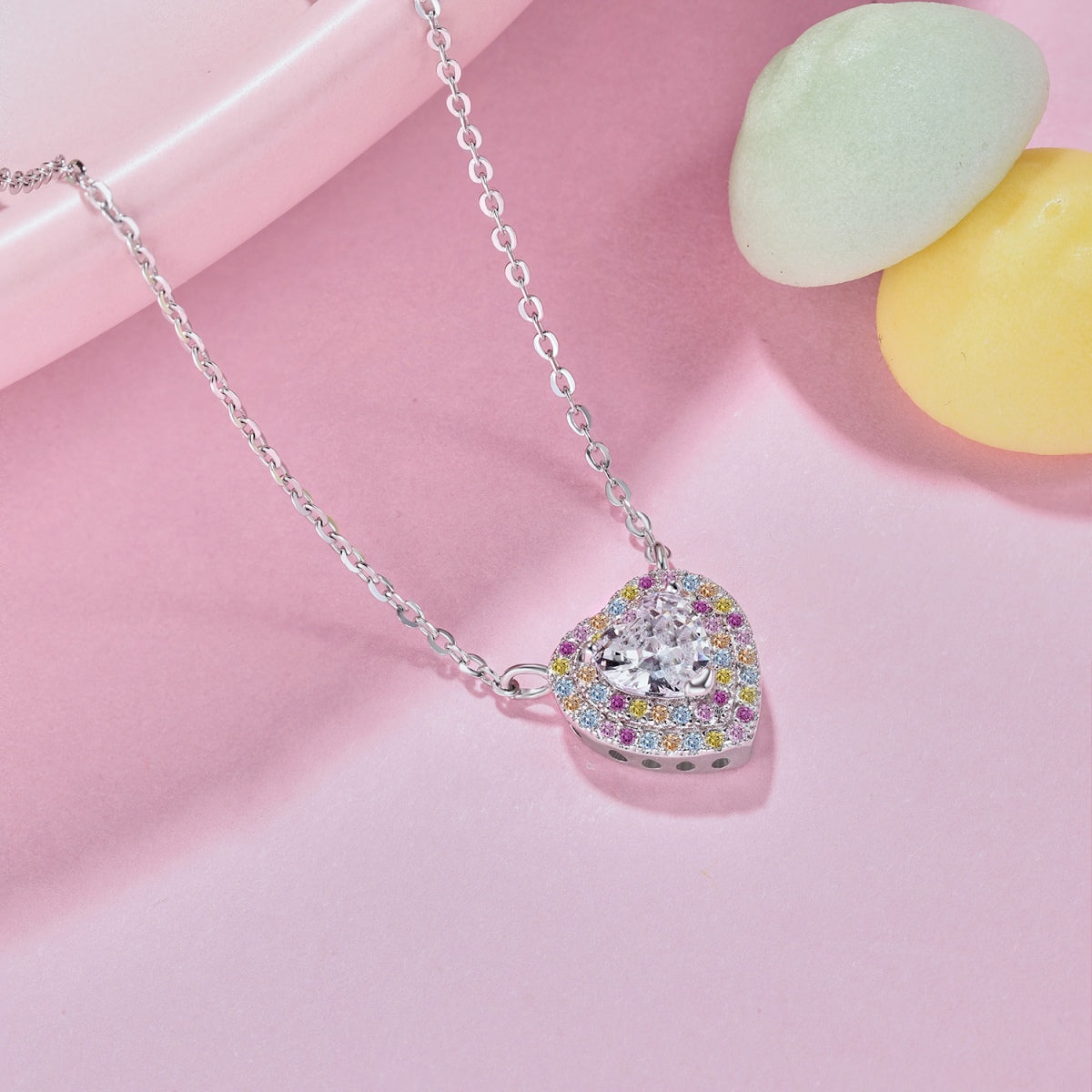 [Lumi Jewelry]Exquisite Heart Shape Necklace