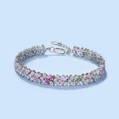 [Lumi Jewelry]Dazzling Unique Multi Shape Daily Bracelet