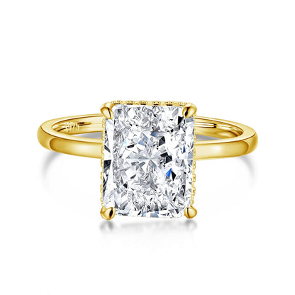 [Lumi Jewelry]4.0 Carat Ornate Enchanting Radiand Cut Banquet Ring